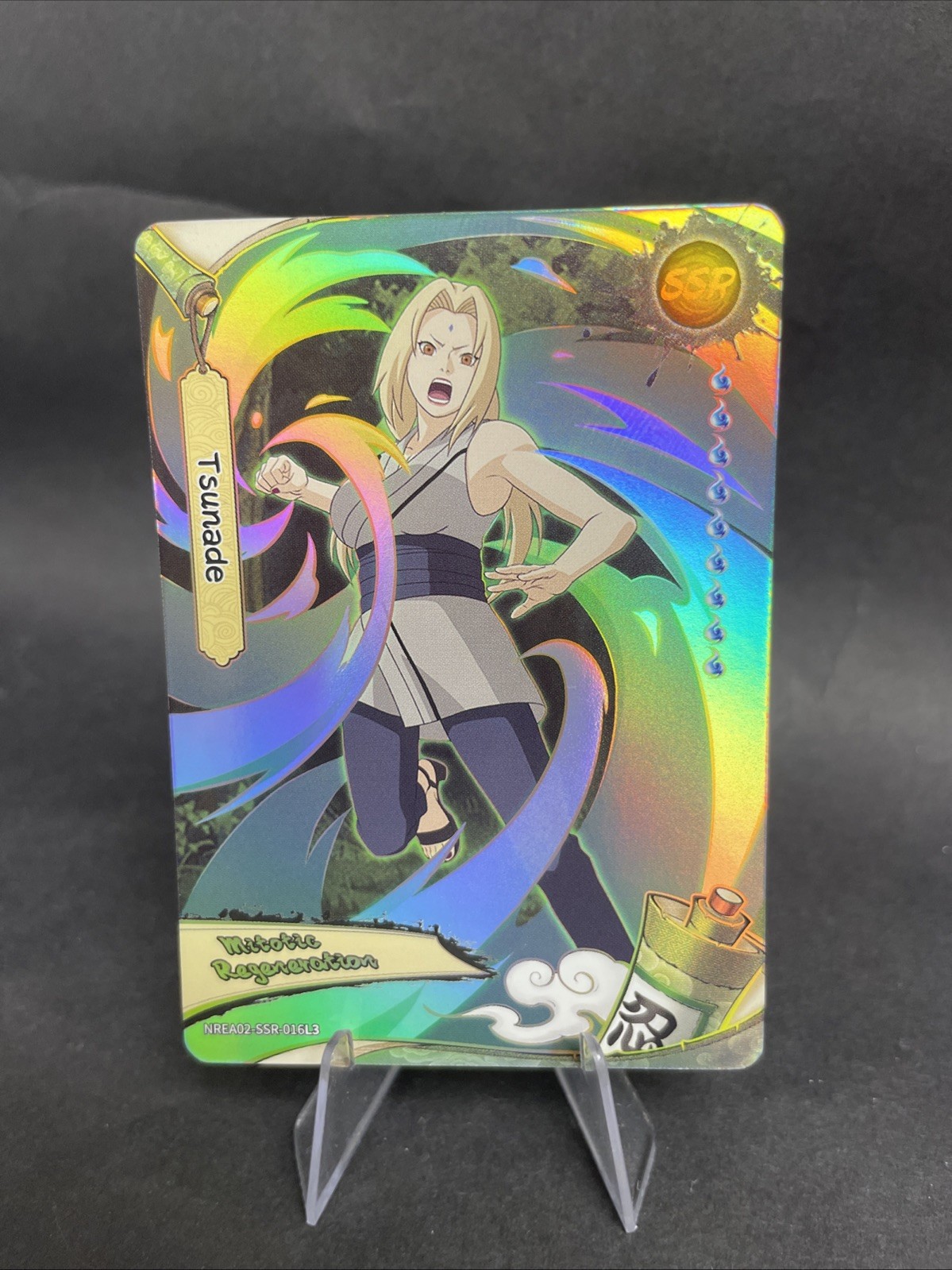 Tsunade SSR Holo Foil - Naruto Earth Scroll 2 - Unplayed NM! - NREA02-SSR-016L3