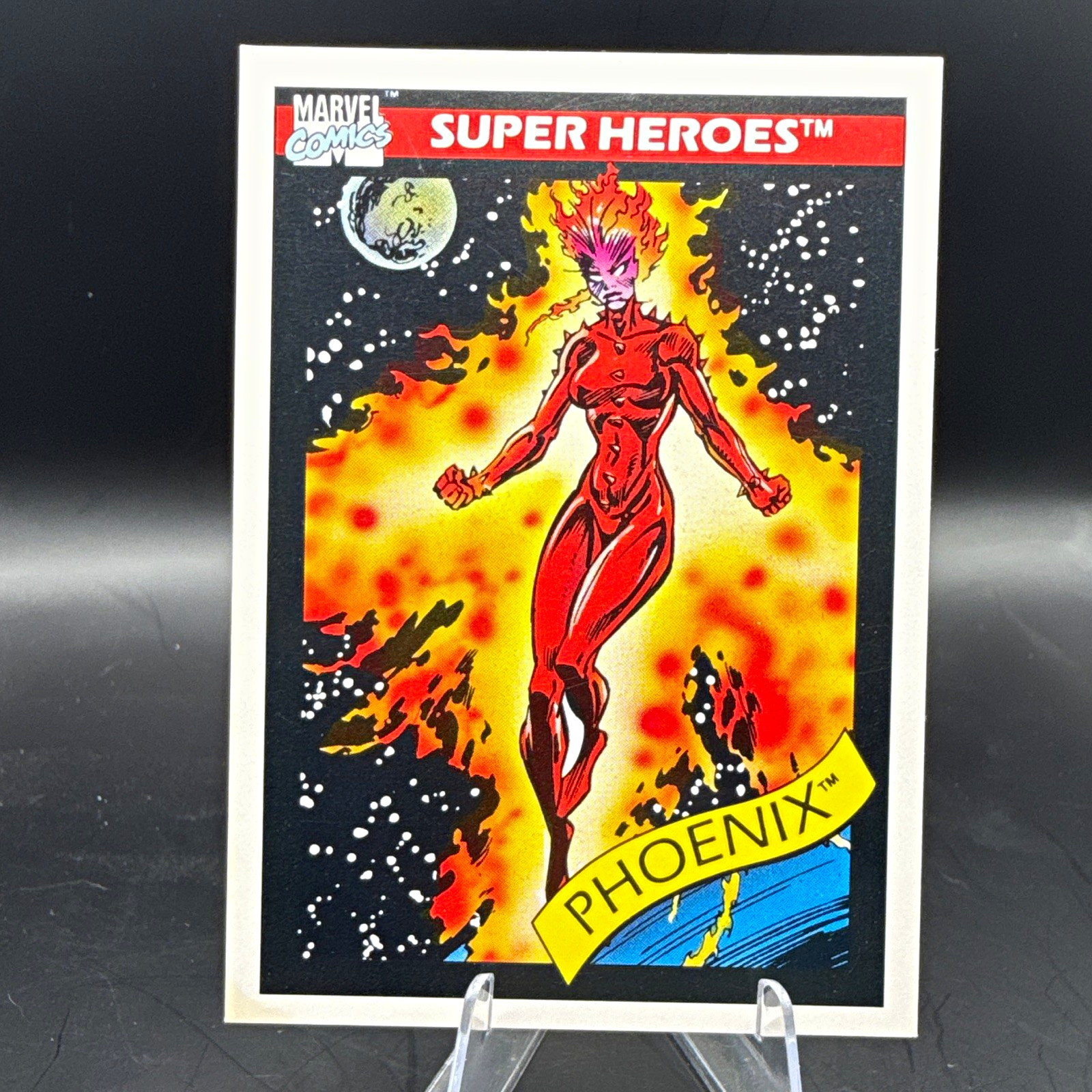 Impel 1990 Marvel Comics Super Heroes Base Set Phoenix Non-Sport Card #11