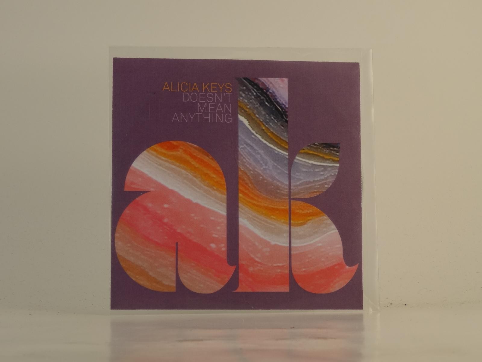 ALICIA KEYS DOESN'T MEAN ANYTHING (D93) 1 Track Promo CD Single including Pictur