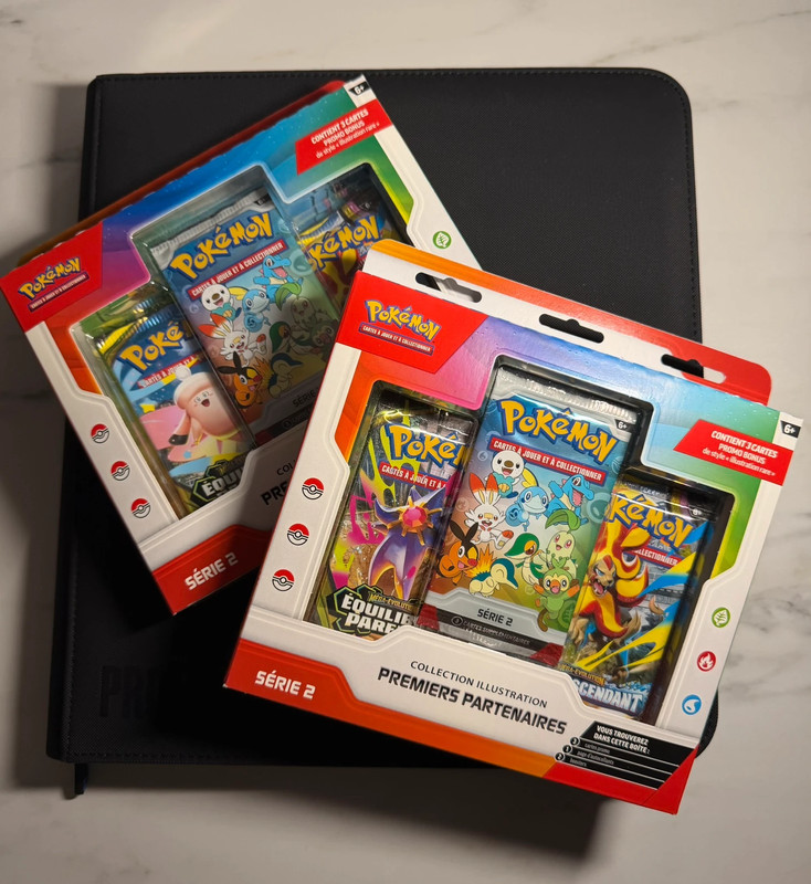 Lot de 2 Coffrets Pokémon Premiers Partenaires –Série 2 FR – Scellée