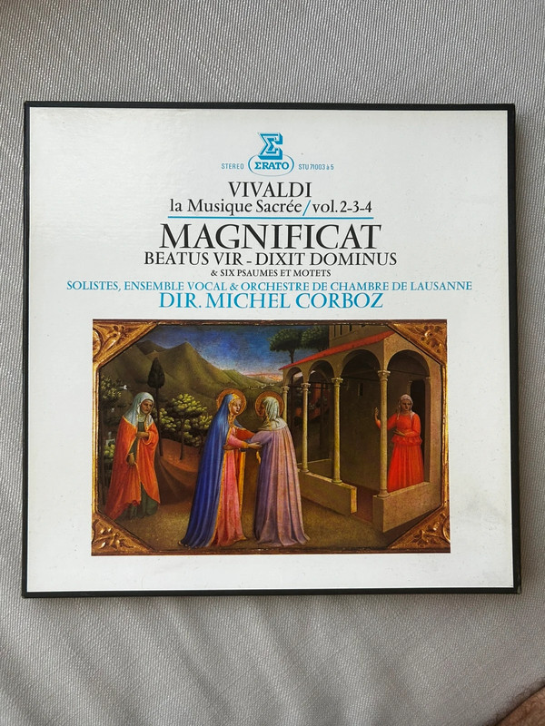 Disque vinyle Vivaldi La Musique Sacrée Coffret 3 disques