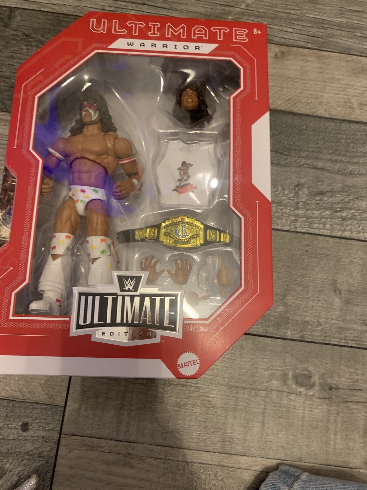 WWE WWF WCW Ultimate Edition legends Ultimate Warrior Mattel Figure New