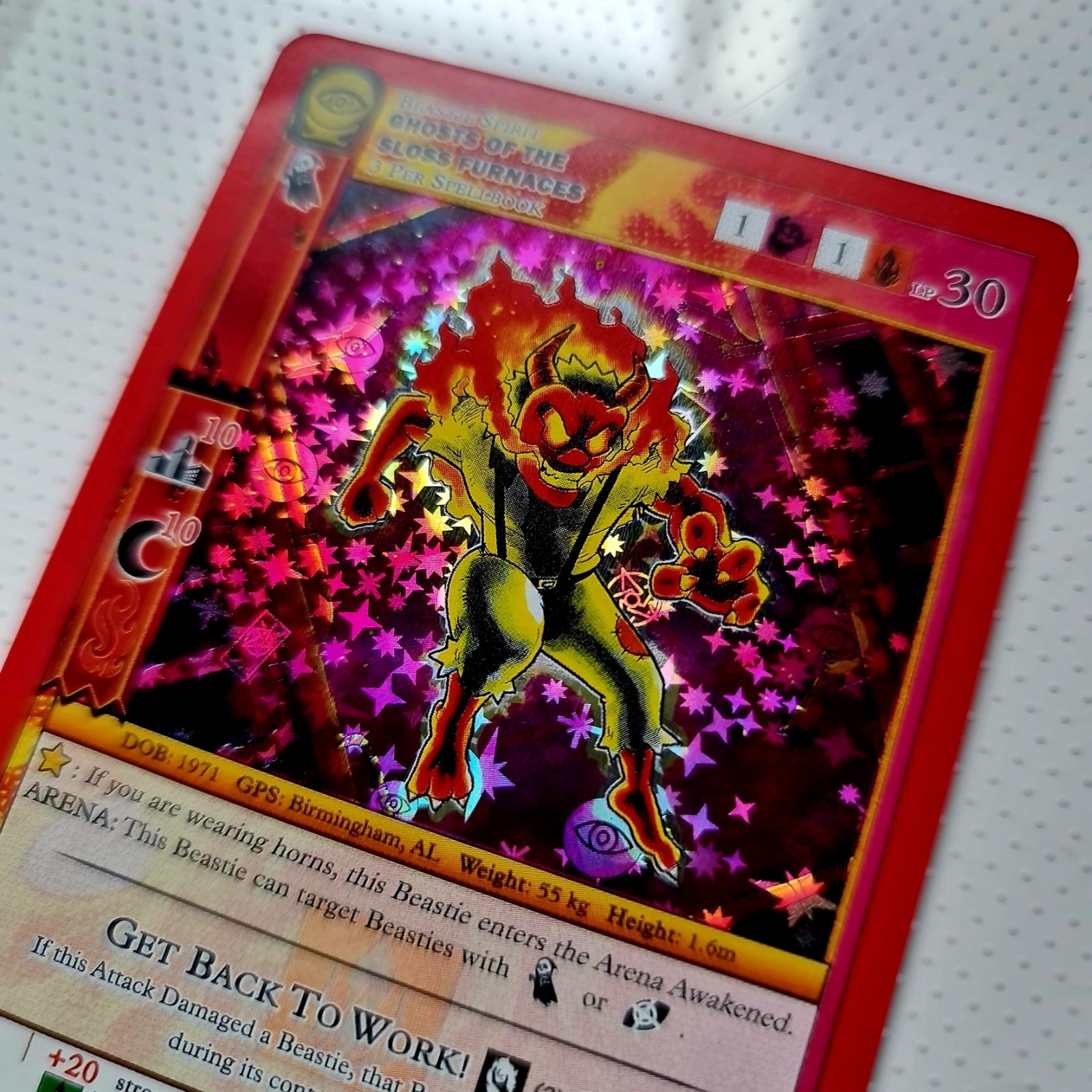 MetaZoo 2022 1st Edition - Ghosts of the Sloss Furnaces Holo Foil Gold