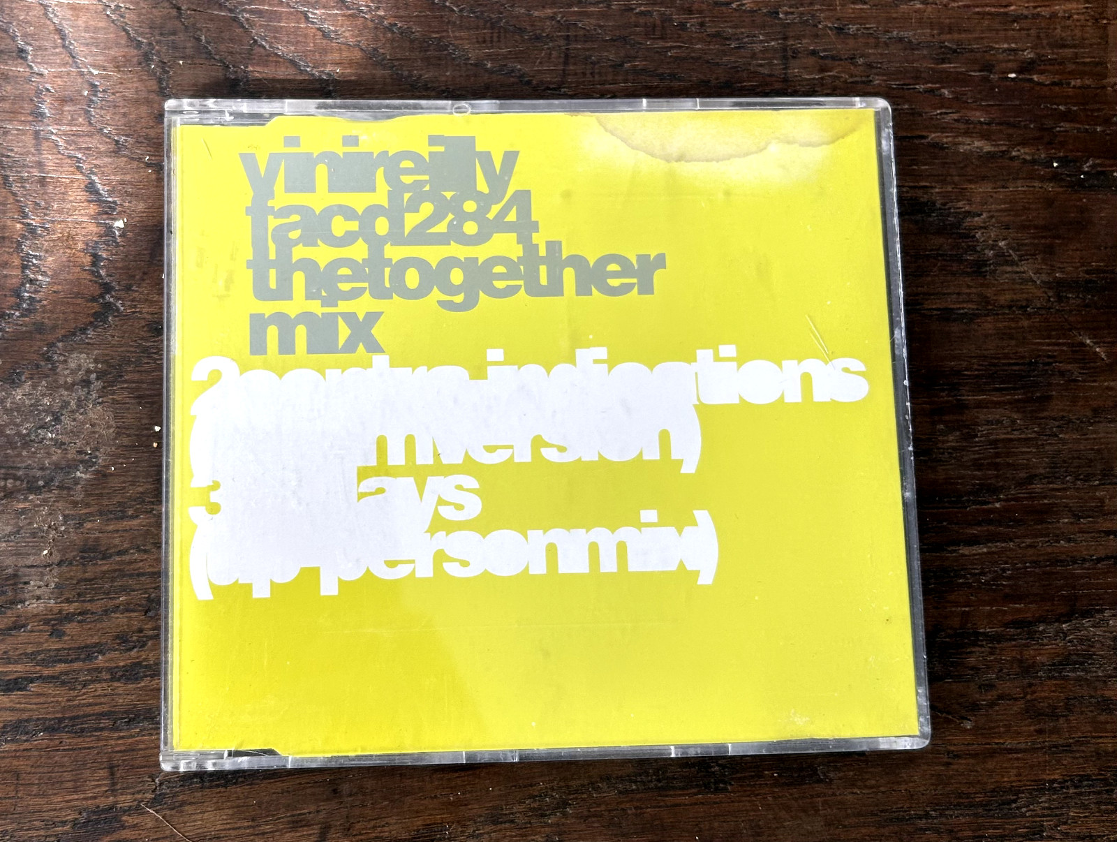 Vini Reilly The Together mix cd Durutti Column facd284