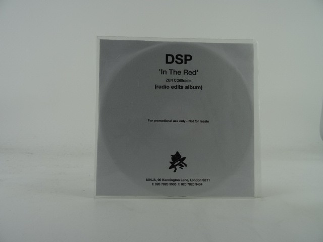 DSP IN THE RED (470) 14 Track Promo CD Album including White Sleeve NINJA TUNE R