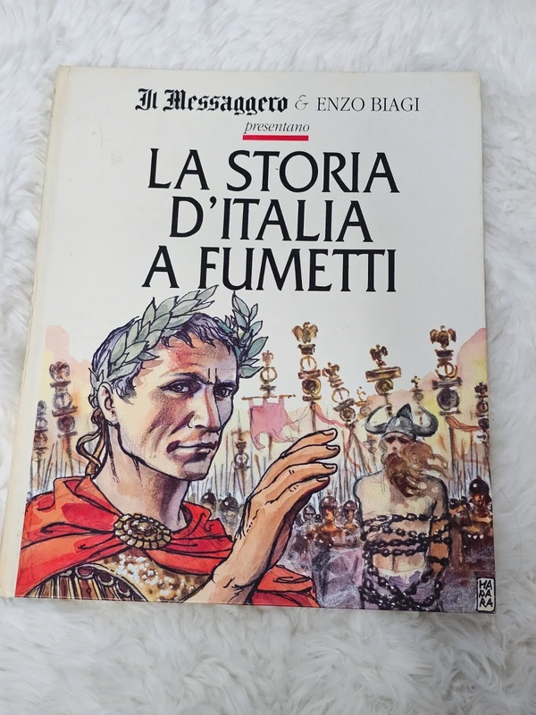 Vintage "La storia d'Italia a fumetti opera di Enzo Biagi