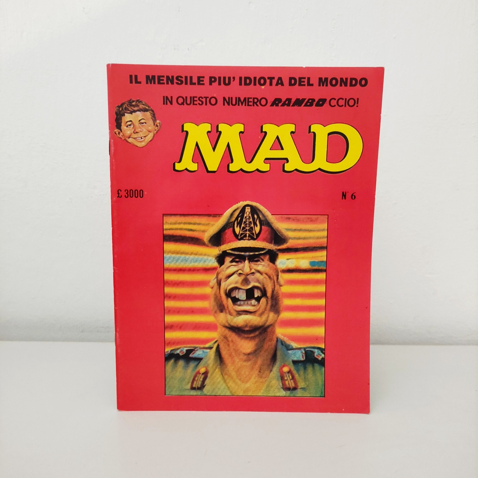 MAD ANNO 1 N°6 RAMBO OTTIME CONDIZIONI ITALIANO '86