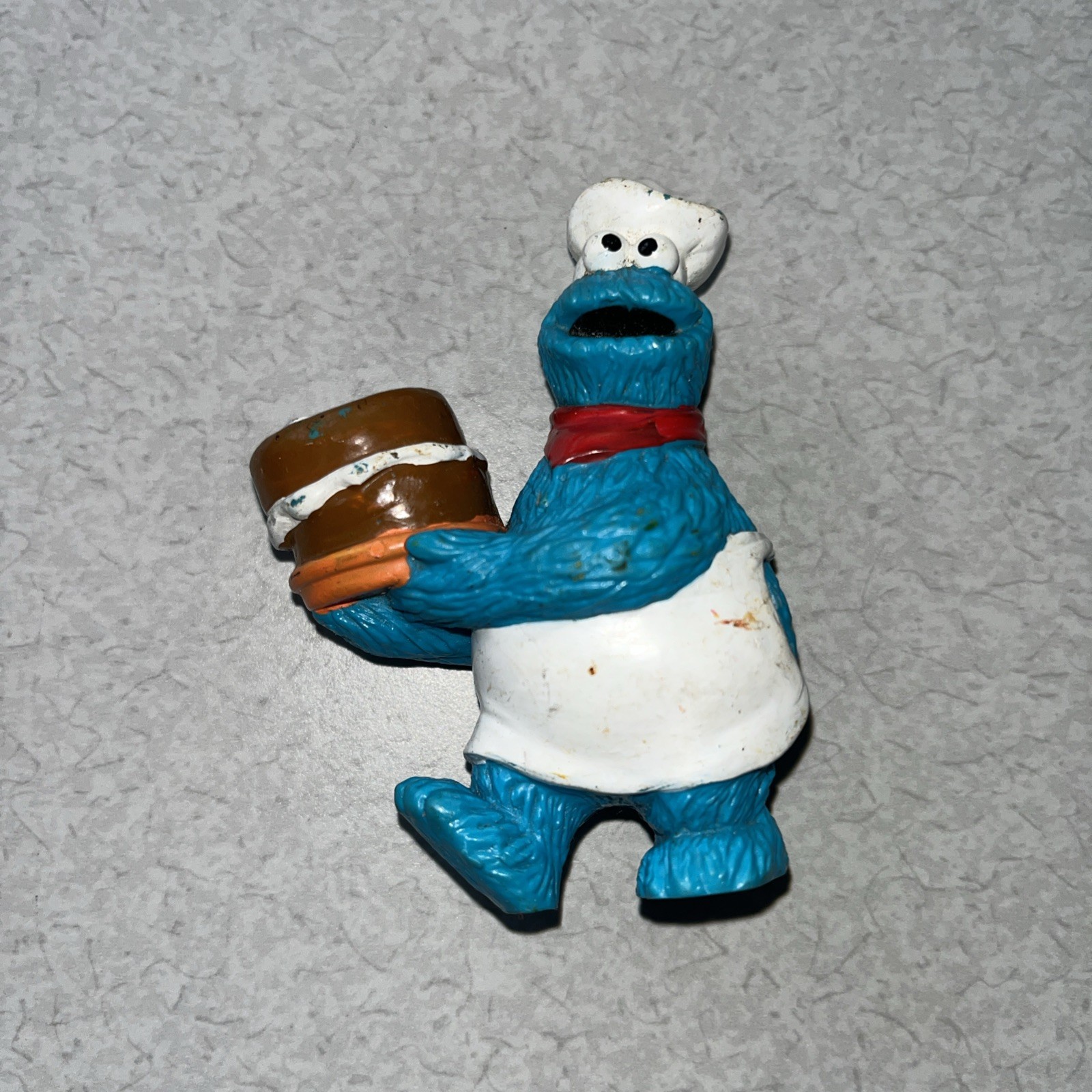 COOKIE MONSTER Cake 3" Applause PVC Sesame Street Cake Topper Figura Hong Kong