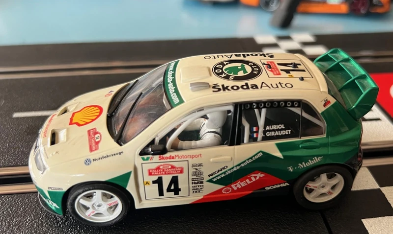 Vendo Slot car Skoda Fabia WRC Hornby