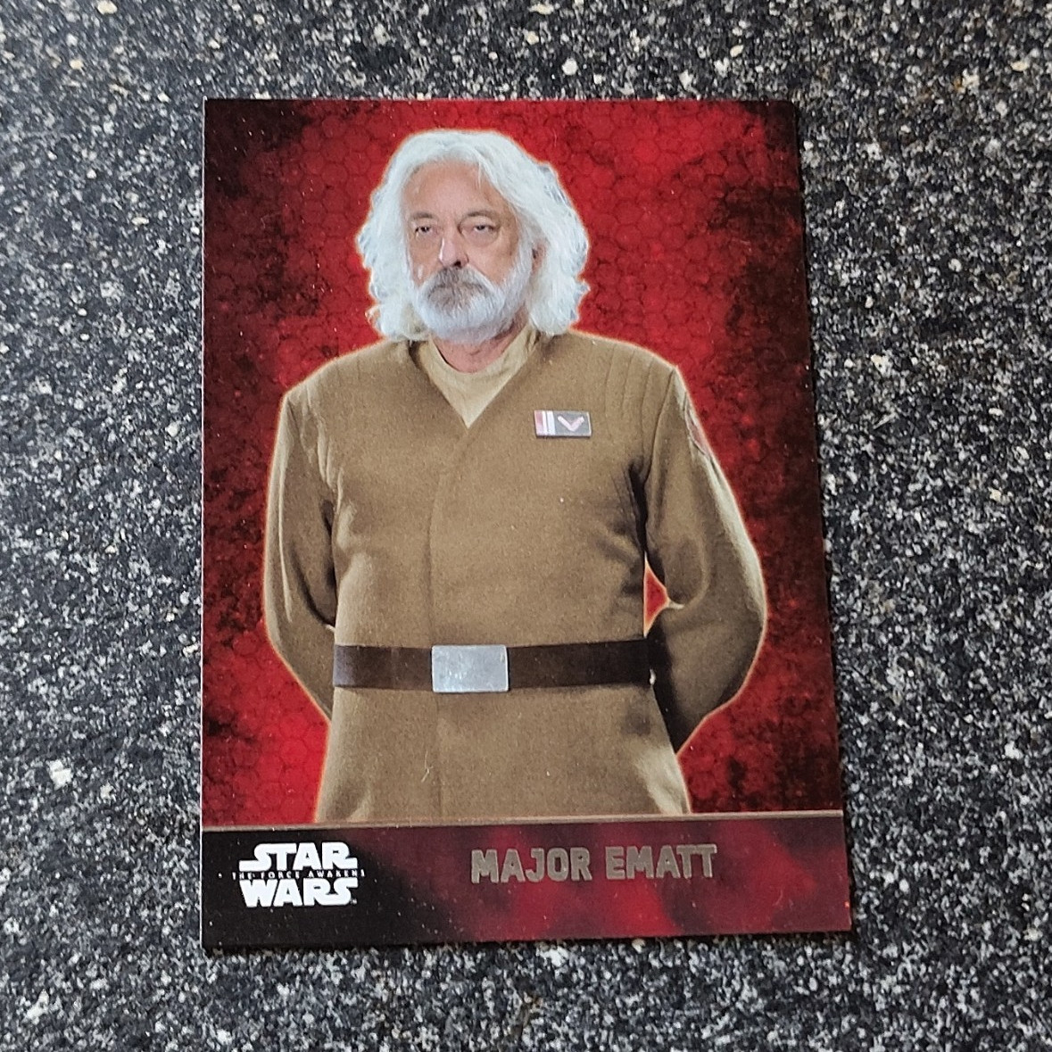 Topps Star Wars Gli Ultimi Jedi 2017 Major Ematt Set Base Carta Non Sportiva #17