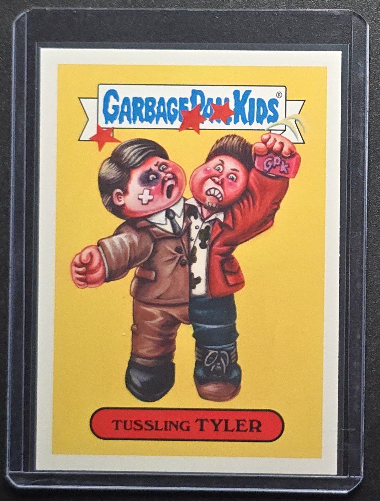 2019 Garbage Pail Kids 90s Films Sticker Tussling Tyler 20b