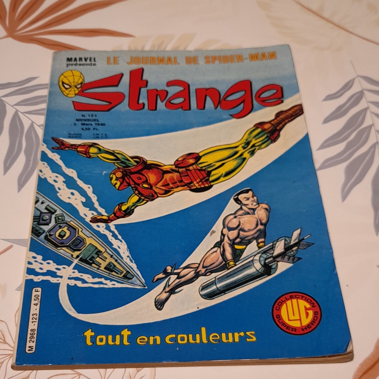 Éditions Lug Strange n°123 1980 Marvel Le Journal de Spider-Man tout en couleurs
