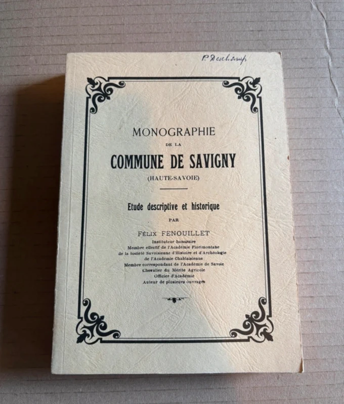 Monographie de la commune de Savigny
