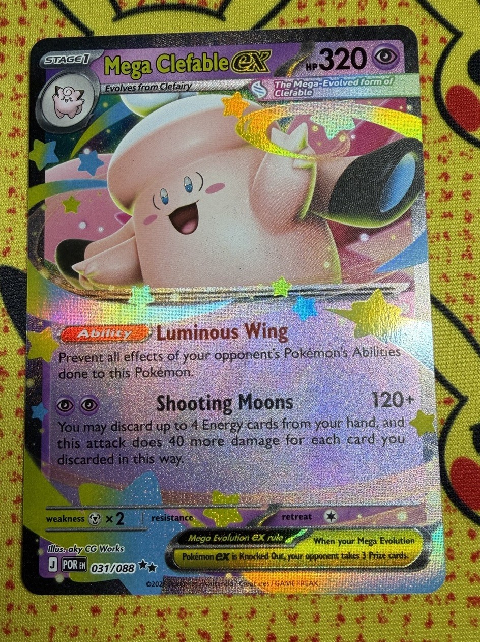 Pokemon Mega Clefable ex - ordine perfetto POR 031/088