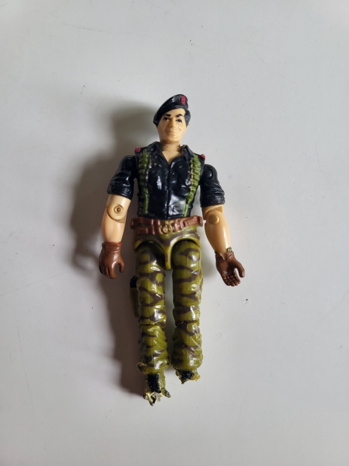 GI Joe ARAH Flint (Warrant Officer) 1985  V1 Action Figure [Battle Wounded!]