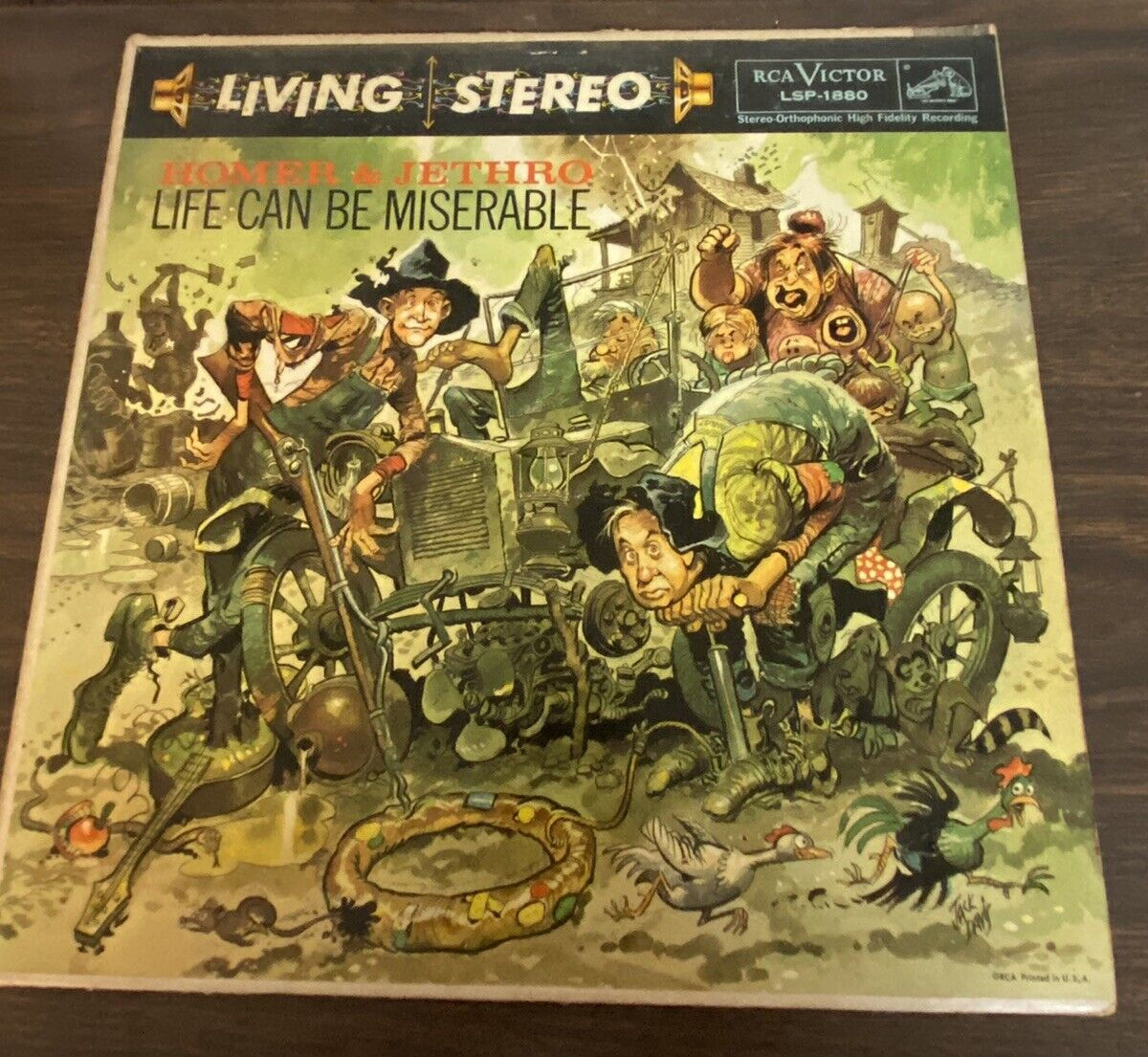 Homer & Jethro Life Can Be Miserable LP  Vintage