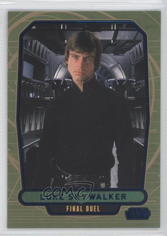 2013 Topps Star Wars Galactic Files Series 2 Blue /350 Luke Skywalker #509 1j8