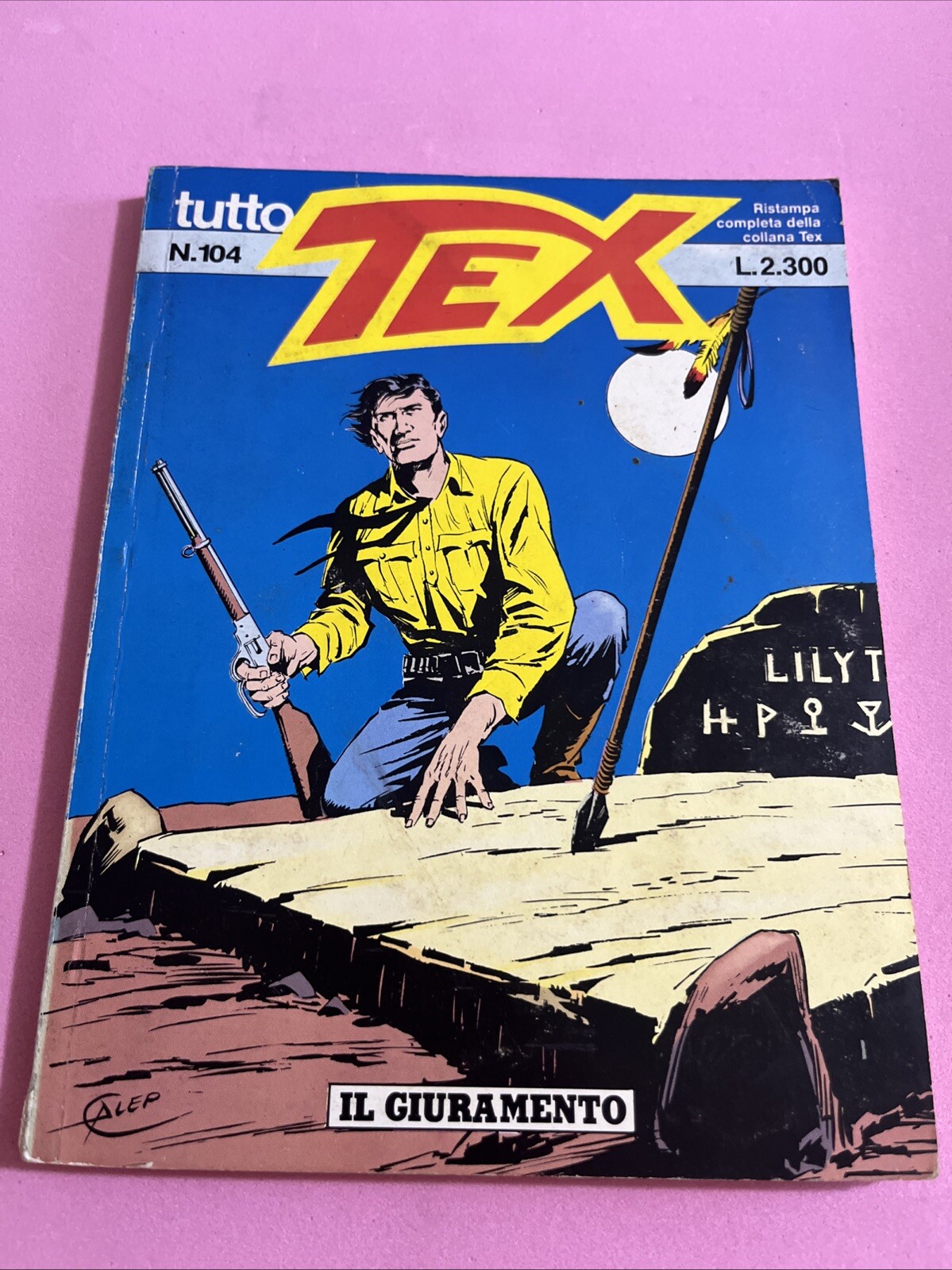GIORNALINO FUMETTO TEX COLLEZIONE N. 104 Il Giuramento- VINTAGE