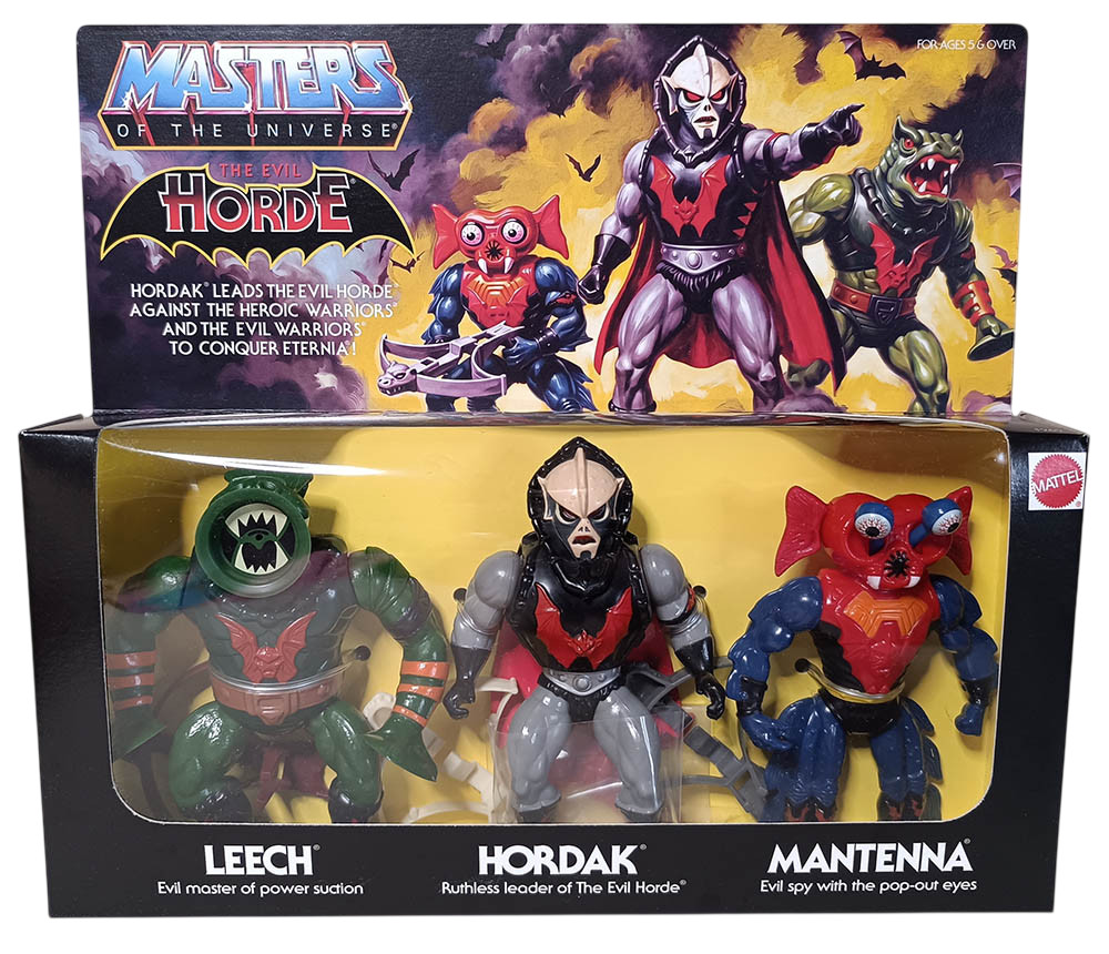 MASTERS OF THE UNIVERSE HORDE confezione da 3 CROSS SELL ART EXCLUSIVE