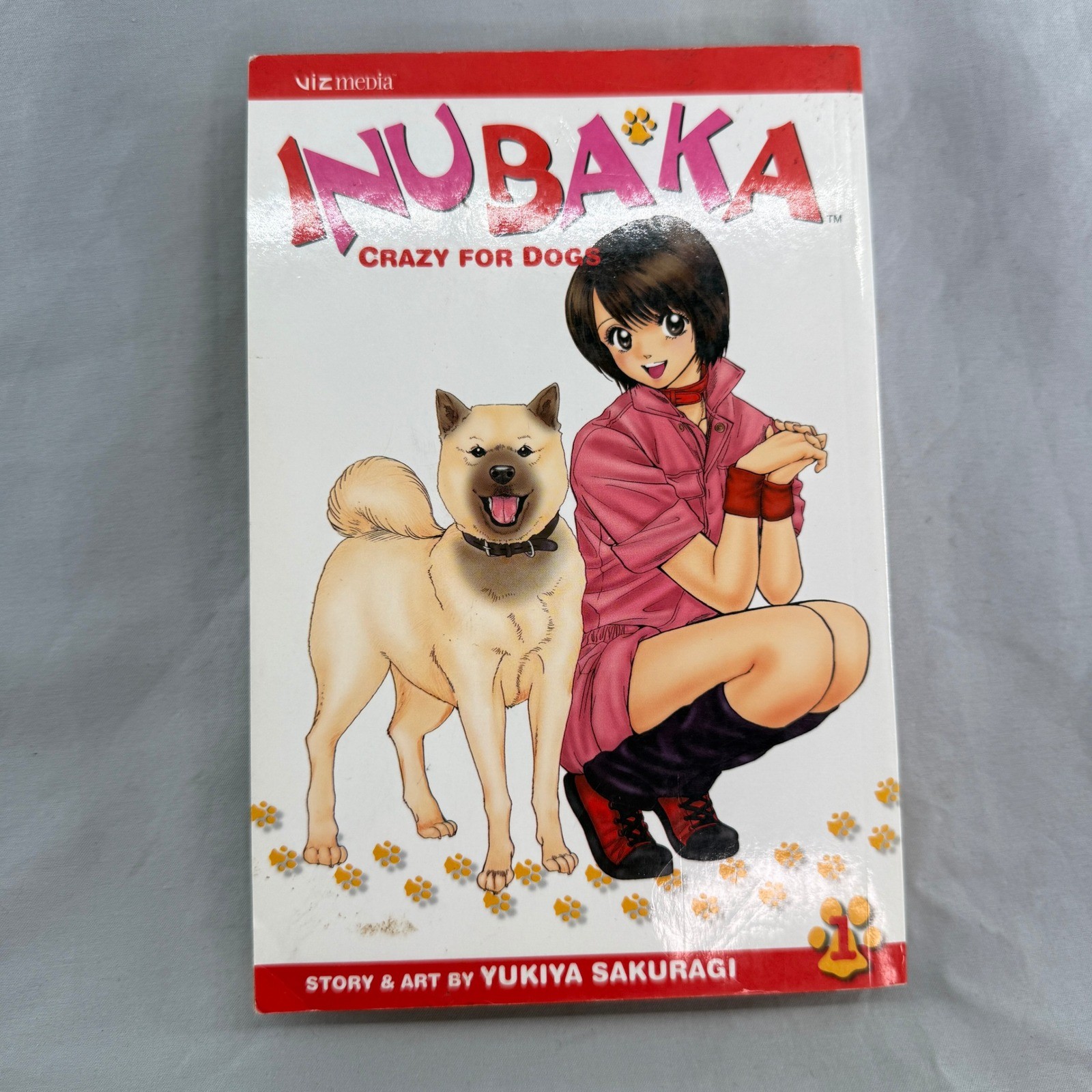 Inubaka Crazy for Dogs Vol 1 Manga Yukiya Sakuragi Viz Media Libro in brossura inglese