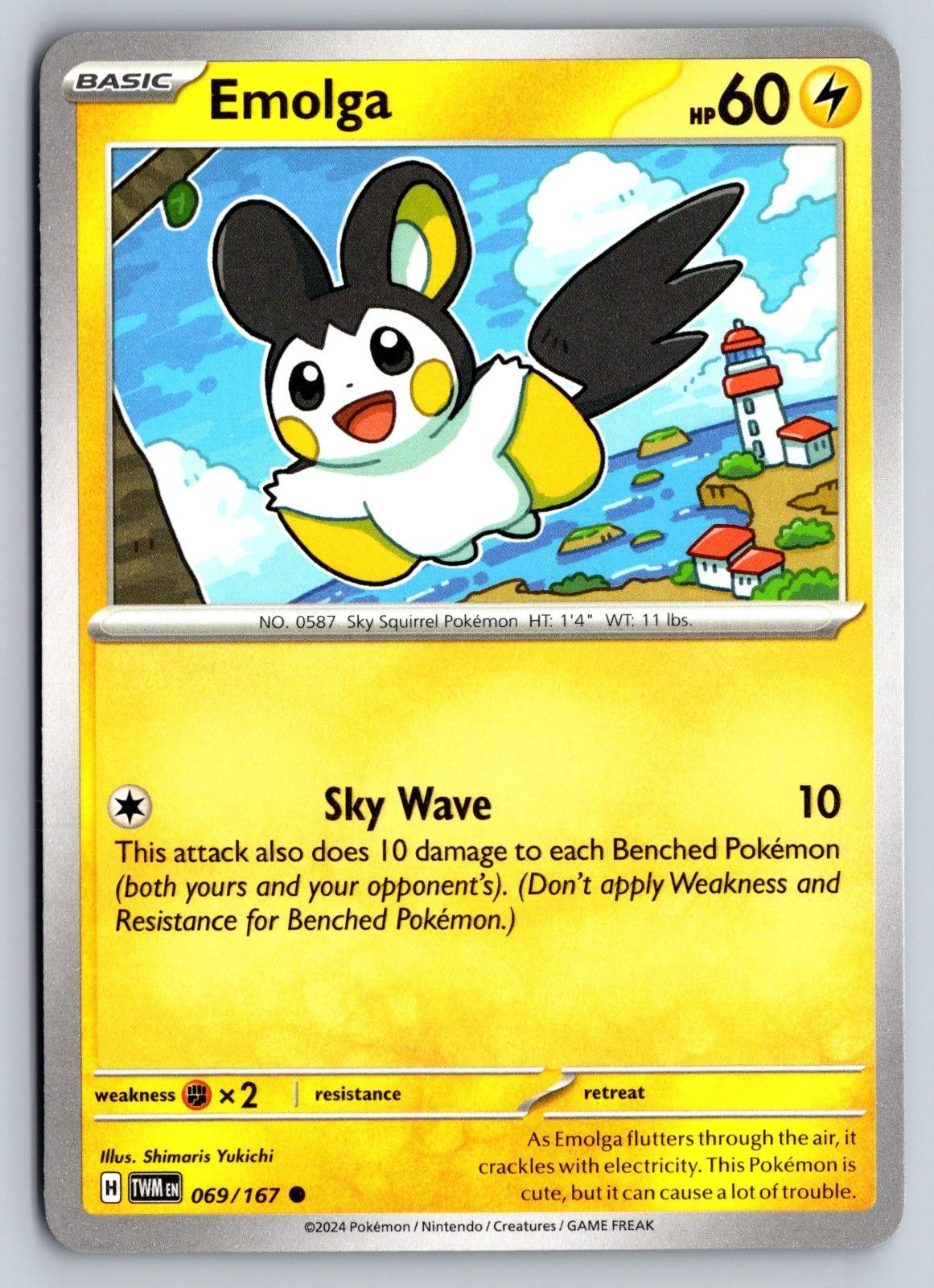 Emolga 069/167 Maschera del Crepuscolo Pokemon Yukichi