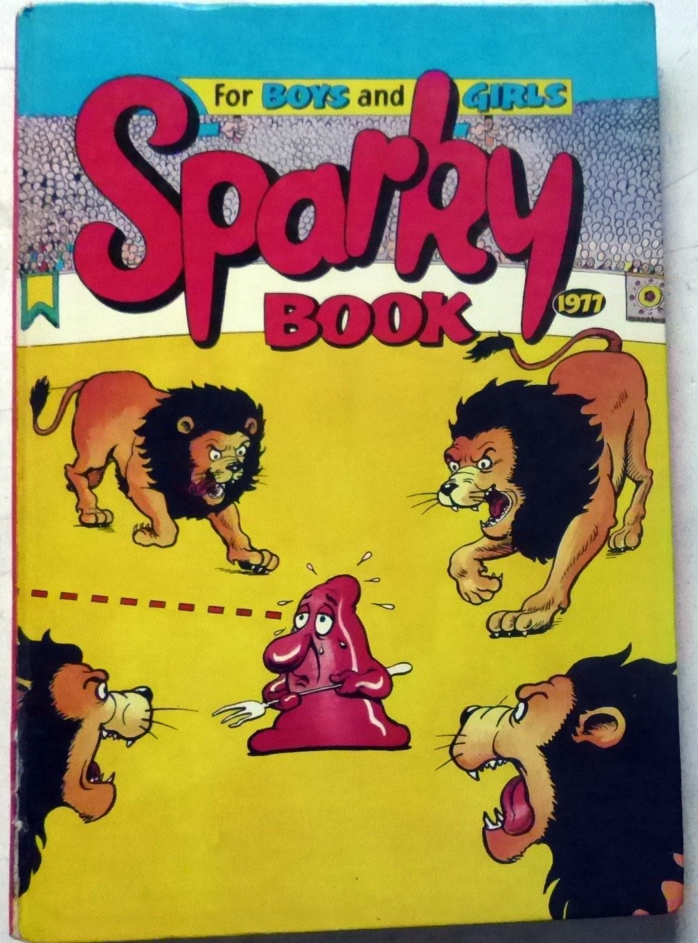 VINTAGE 1977 SPARKY BOOK FOR BOY AND GIRLS: ANNUAL: VGC: UNCLIPPED