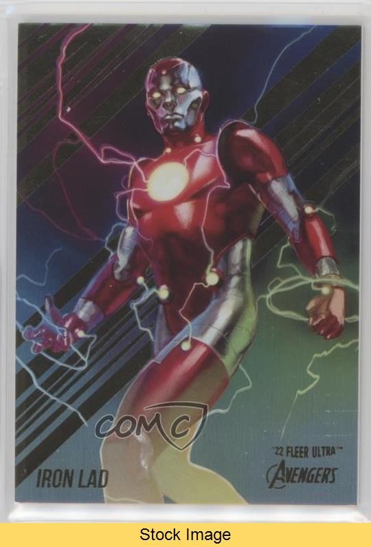 Fleer Ultra Avengers Rainbow Iron Lad 2022 #34 LEGGI 4f0