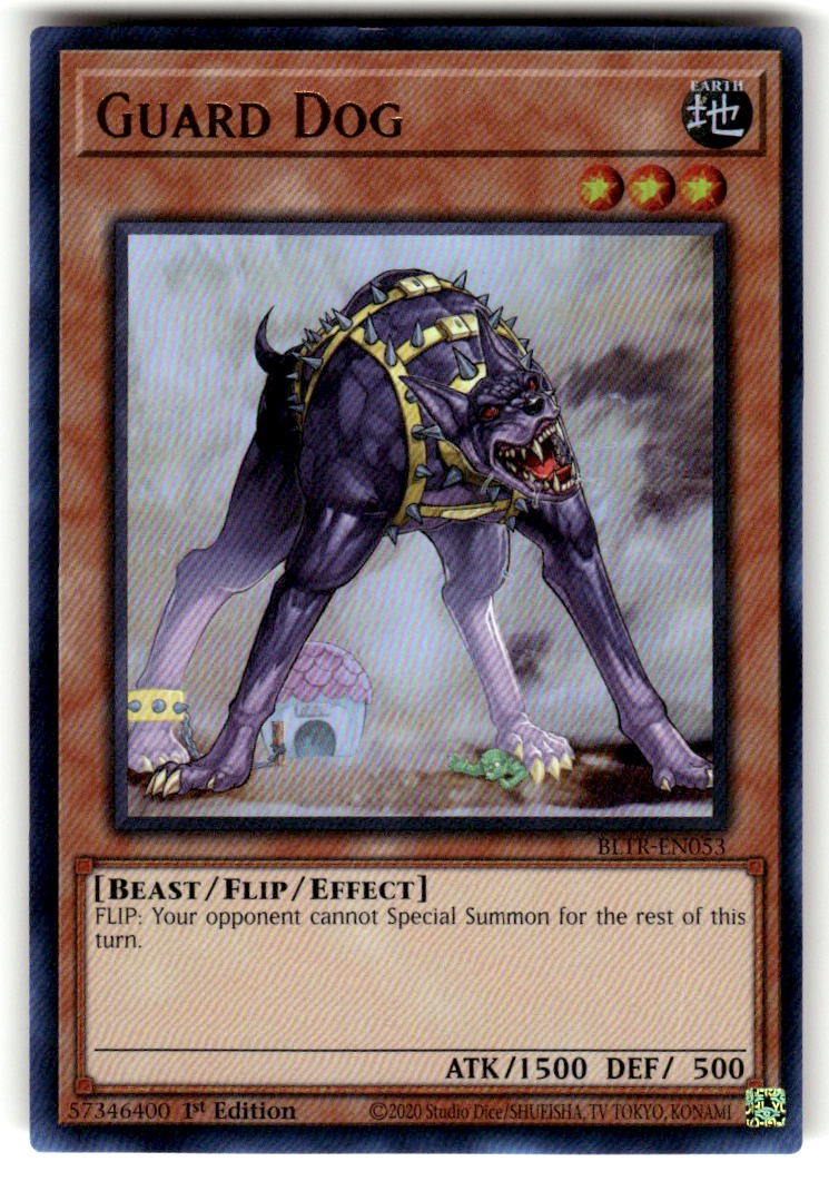 Guard Dog 1a Edizione UR Battles of Legend: Terminal Revenge BLTR-EN053 LP