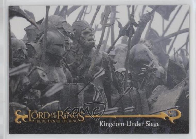 2003 Topps The Lord of Rings: Return King Japan Set Kingdom Under Siege #44 0f3j