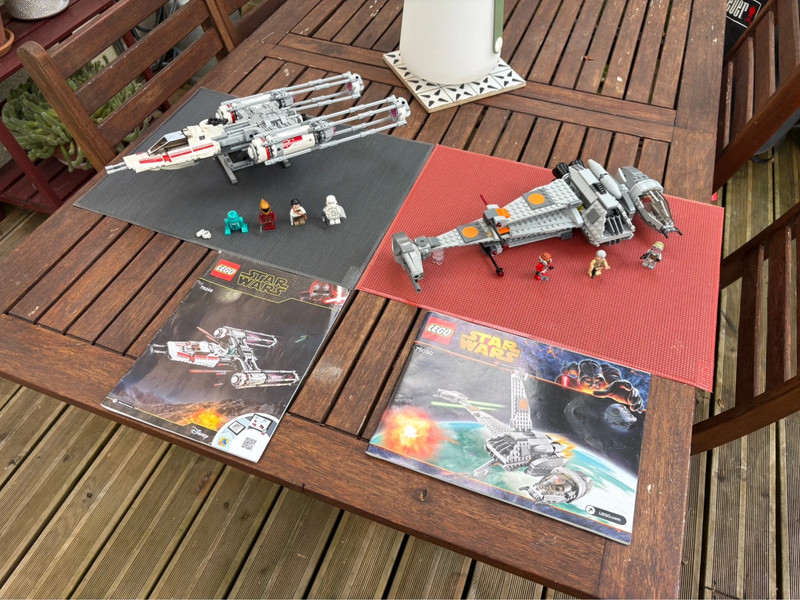 Lego star wars 75050, 75249 complet état parfait