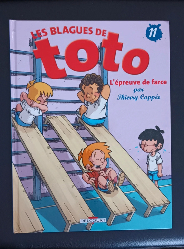 Lot de 2 livres BD de la série "Les Blagues de Toto" : les tomes 2 et 11