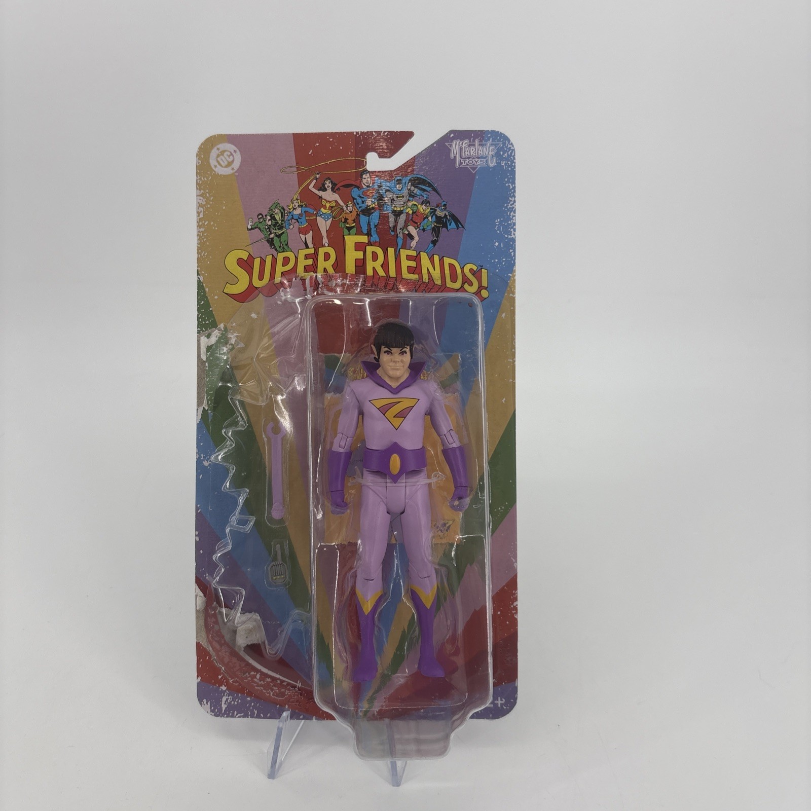 NEW Mcfarlane Super Friends Wonder Twins Zan Action Figure 6" -Packaging Damaged