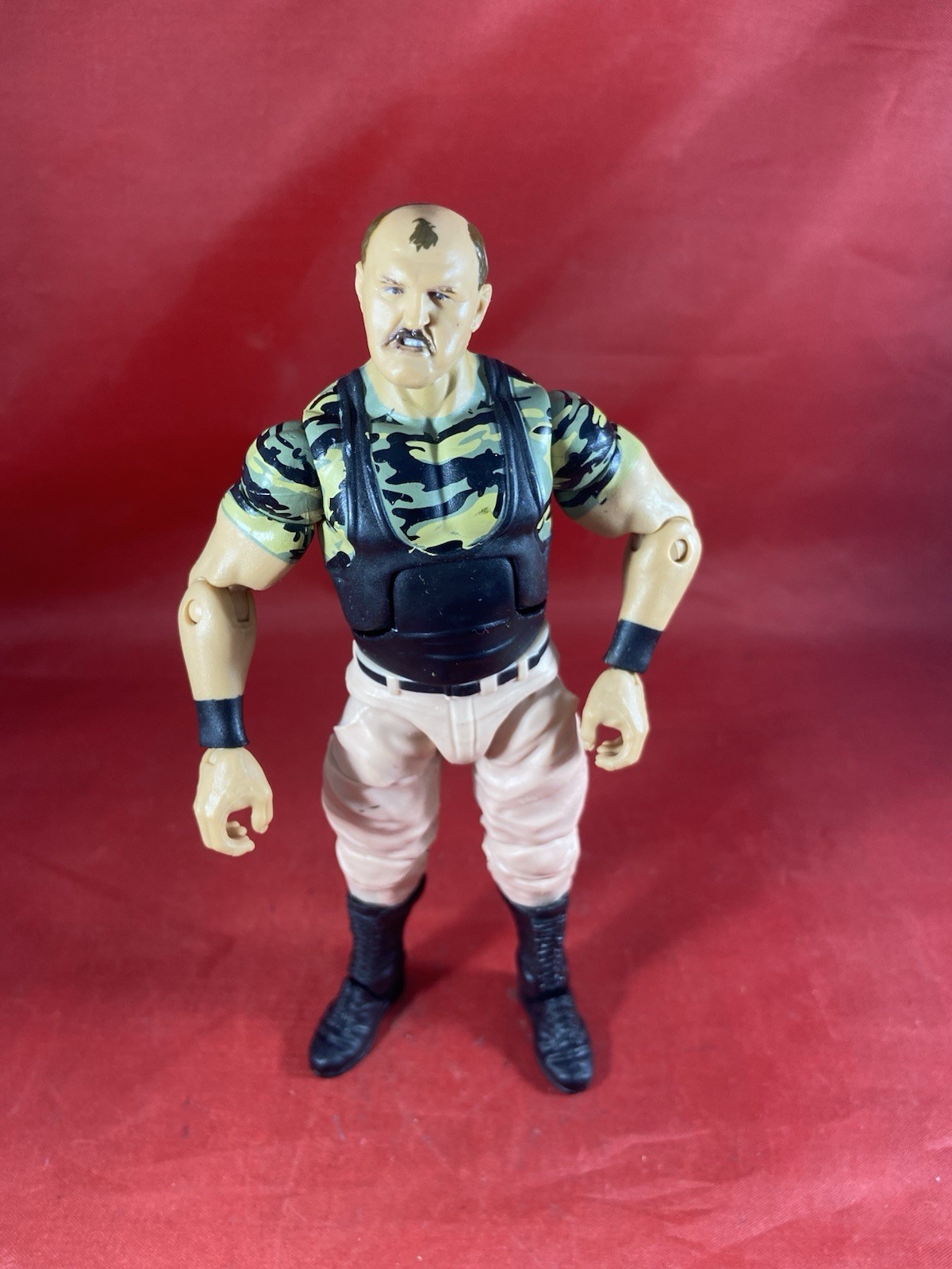 WWE Elite Collection Sgt Slaughter Series 89 Mattel Wrestling Modellino WWF 