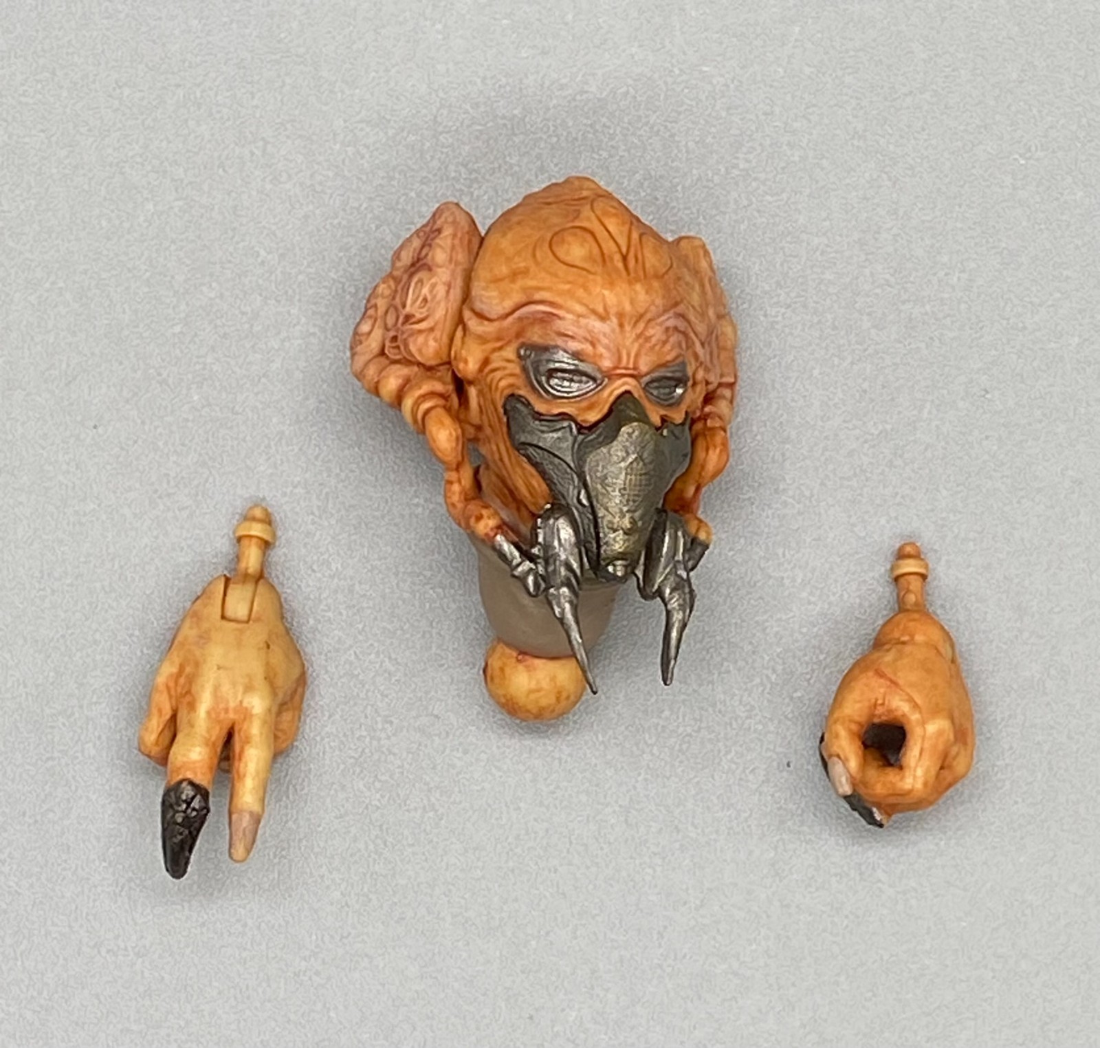 Ricambi personalizzati Star Wars 6 pollici serie nera Plo Koon testa e mani foraggio jedi