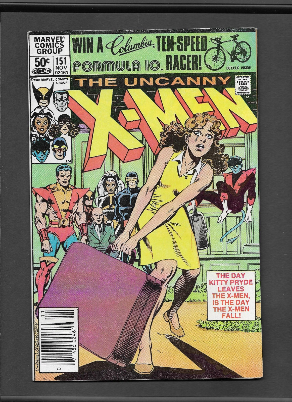 Uncanny X-Men #151 (1981 Series) Very Fine+ (8.5)