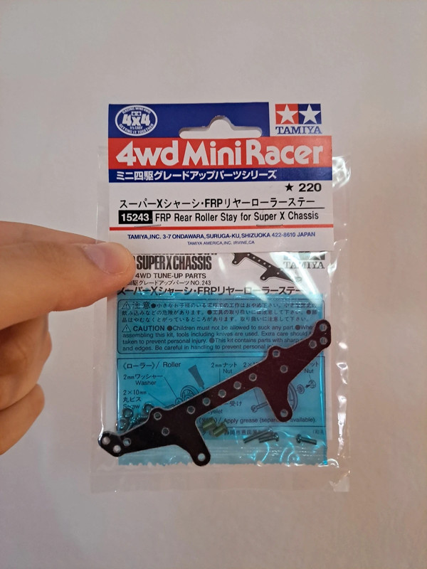 Tamiya Mini4WD FRP Rear Roller 15243 | Originale Sigillato!