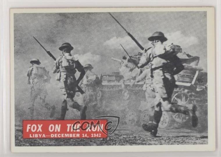 1965 Philadelphia War Bulletin Fox on the Run #16 z6d