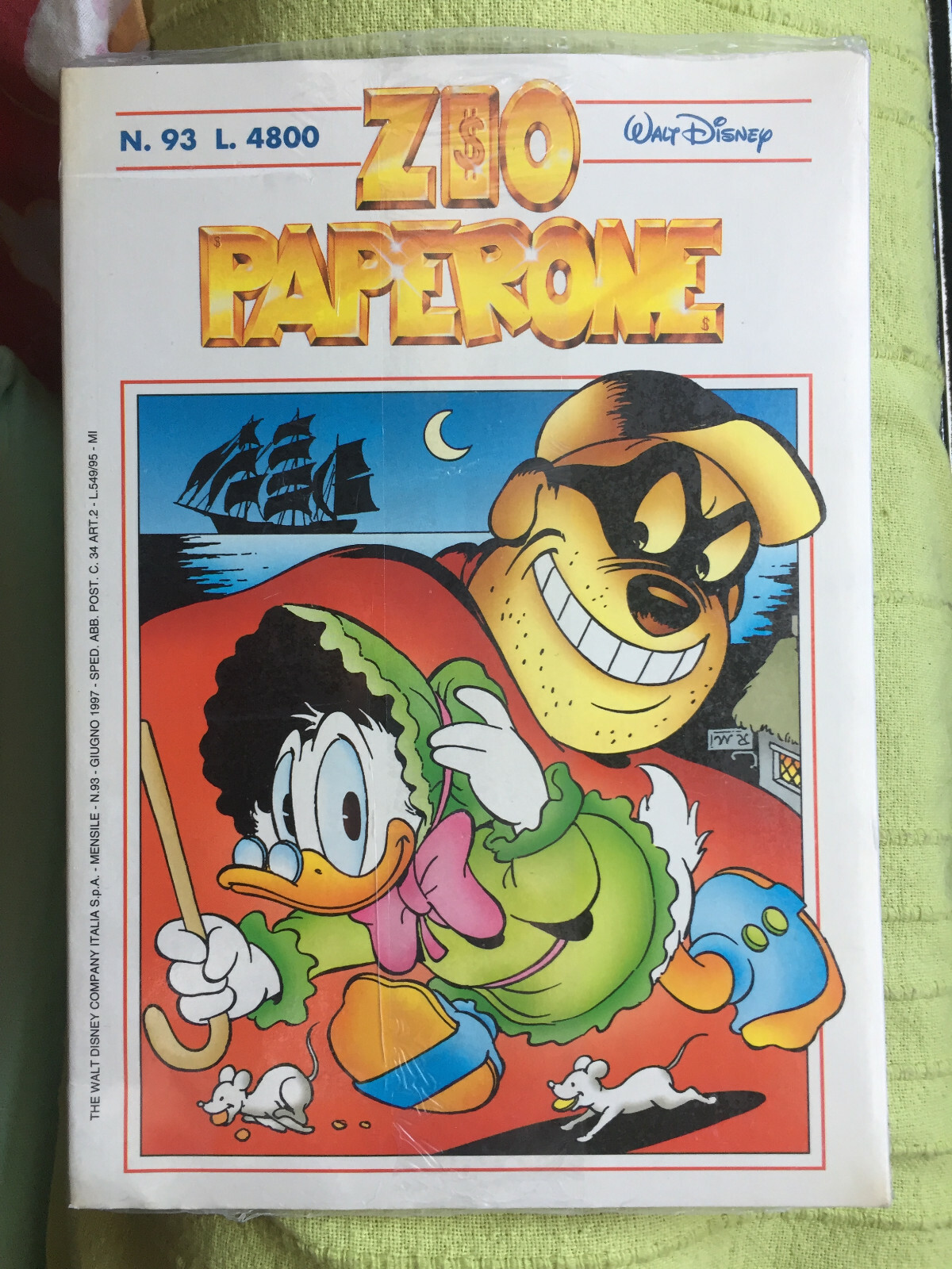 ZIO PAPERONE N° 93 - GIUGNO 1997, BLISTERATO, EDICOLA!