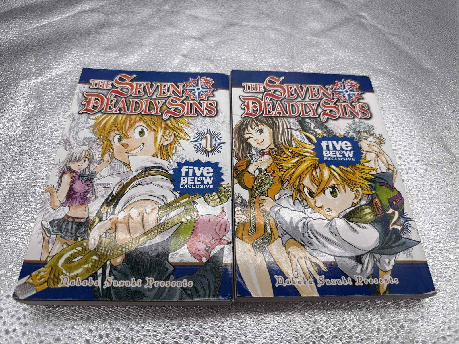 The Seven Deadly Sins Manga Pacchetto Inglese Volumi 1-2 Cinque Sotto Esclusivo 