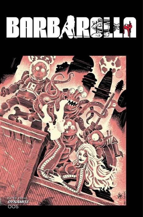 Barbarella (Dynamite, 2nd Series) #5M VF/NM; Dynamite | FOC Variant TMNT 1 Tribu