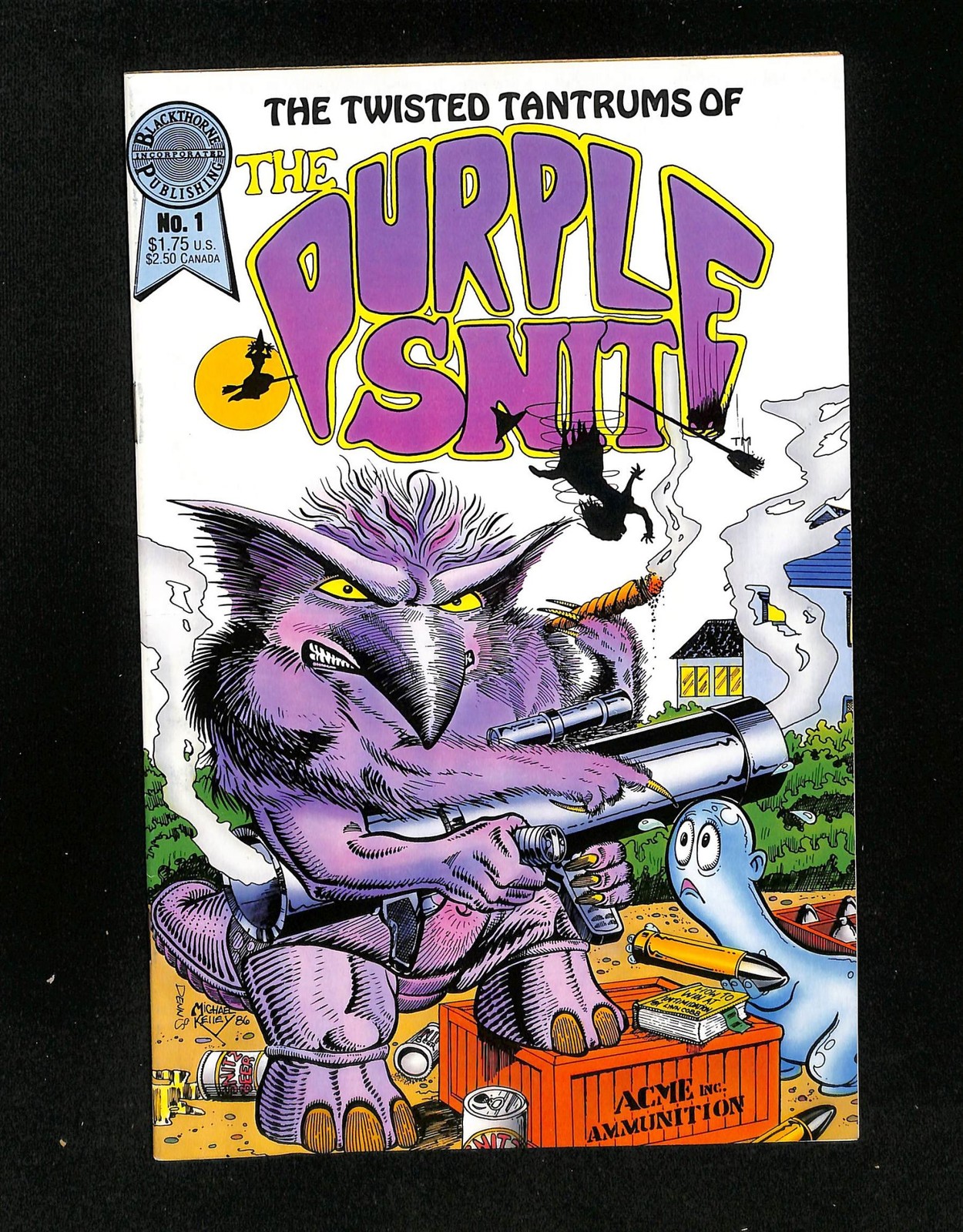 Twisted Tantrums of the Purple Snit #1 Blackthorne Publishing 1986
