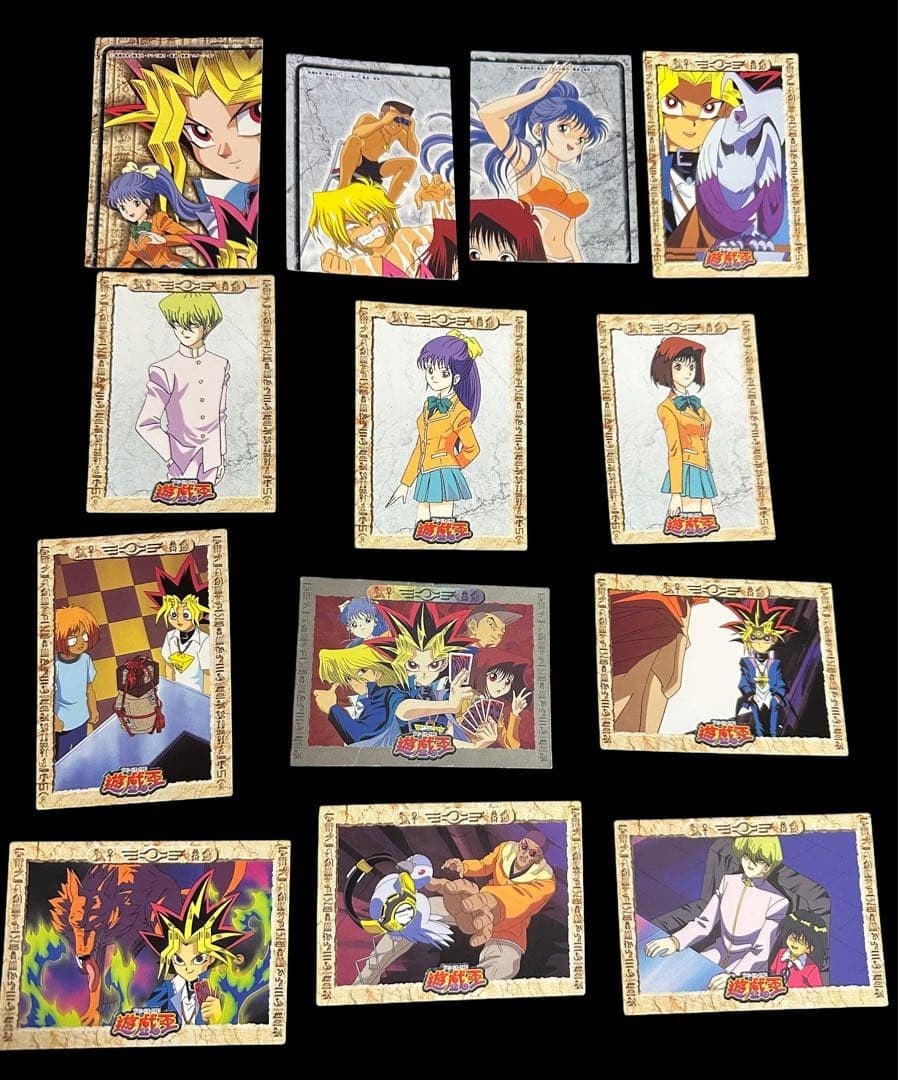 Lotto 13 Personaggi Yu-Gi-Oh Bandai Carddass 1998 Anzu Kaiba da Collezione 13+