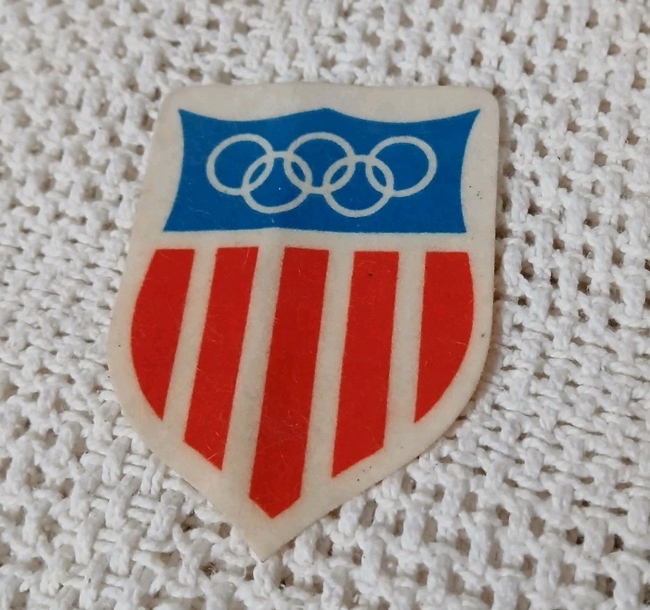 Figurina Olimpica Vintage 1974 Mattel Big Jack Medaglia Oro Patch Originale Solo Parte