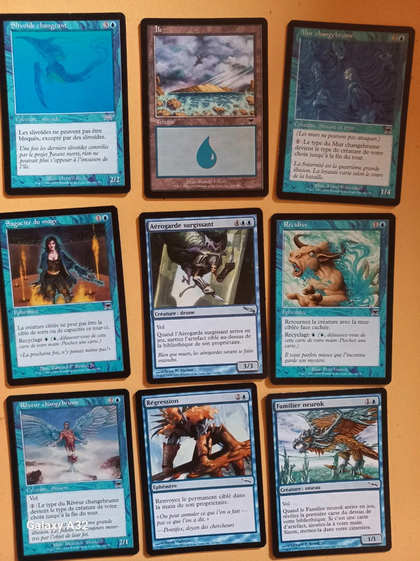 Cartes Magic - Eau / Bleu