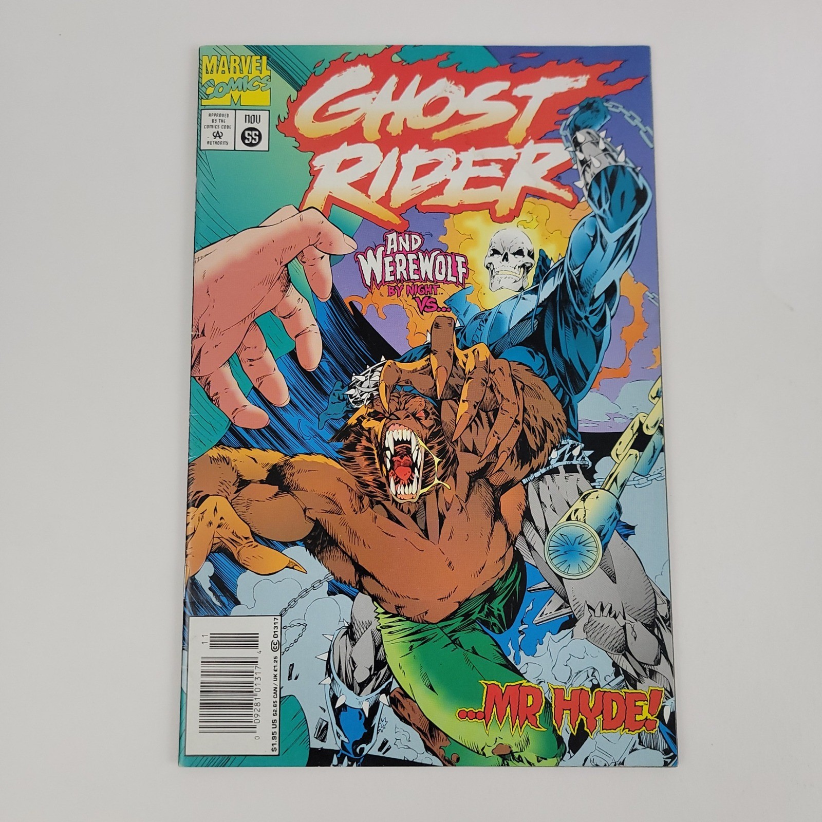 Ghost Rider #55 (1994) Marvel Comics Edicola Lupo Mannaro di Notte Mr Hyde Key