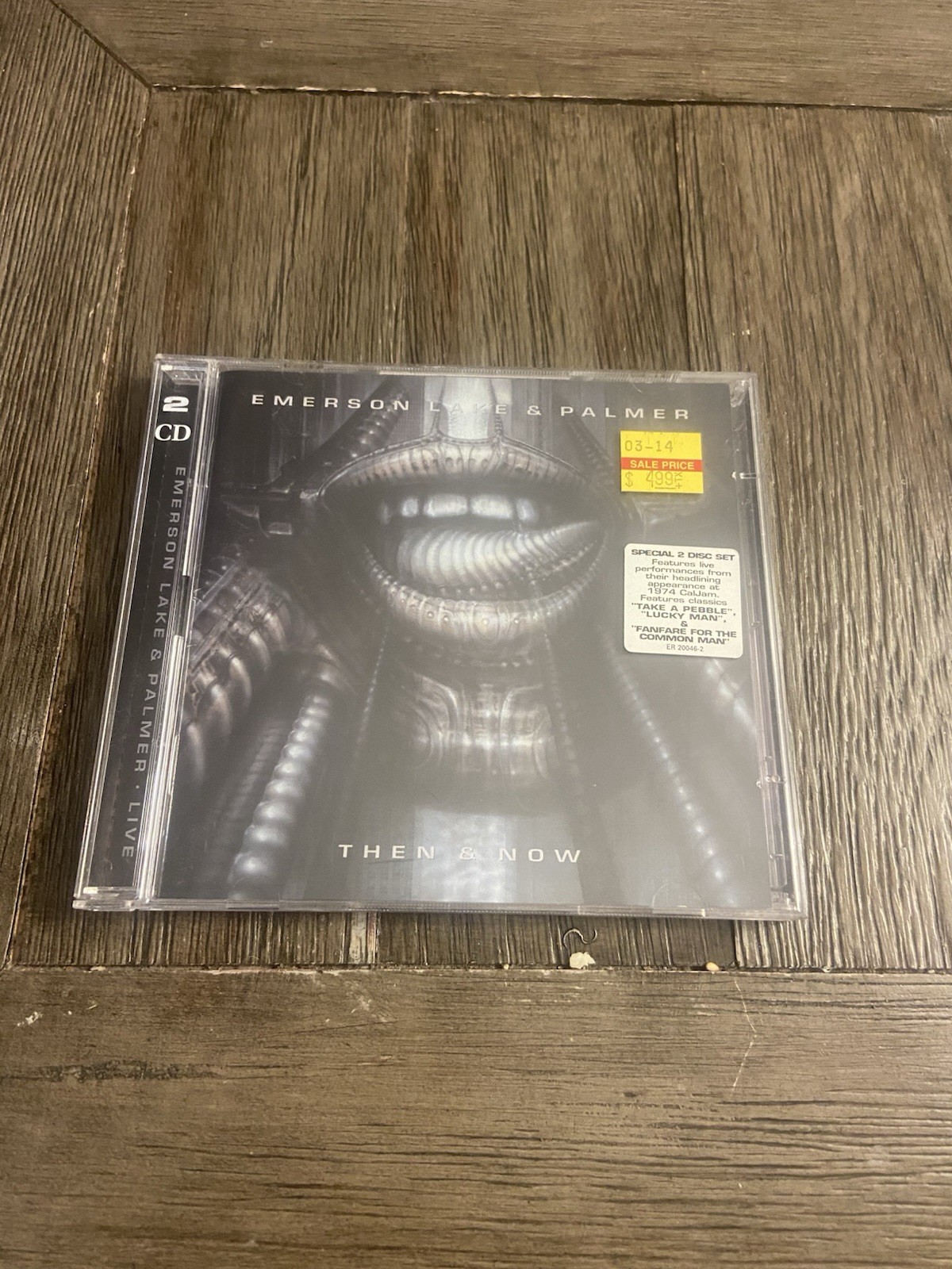 CD MADNESS-CLEAN,MUSIC JUNKIE,HOARDER DIED-EMERSON LAKE AND PALMER-THEN & NOW