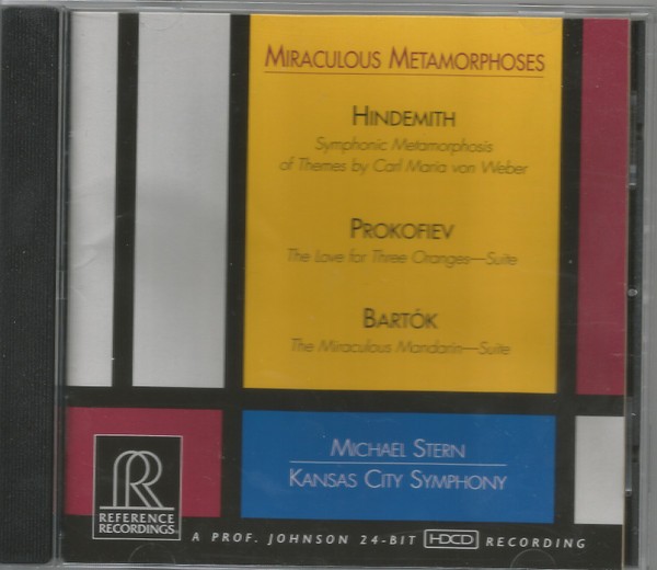 Paul Hindemith, Serg - Miraculous Metamorphoses (CD) Very Good