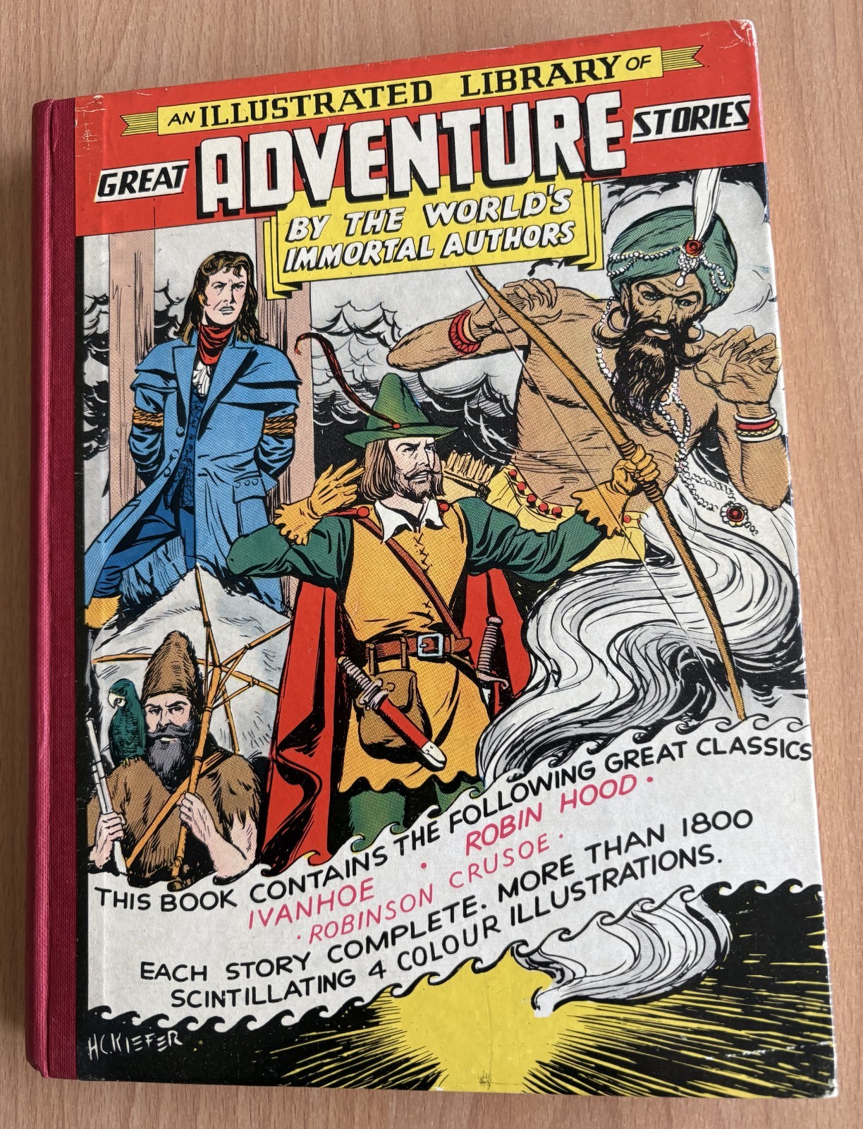 ILLUSTRATED LIBRARY OF GREAT ADVENTURE STORIES CLASSICS ILLUSTRATED COMICS 1952