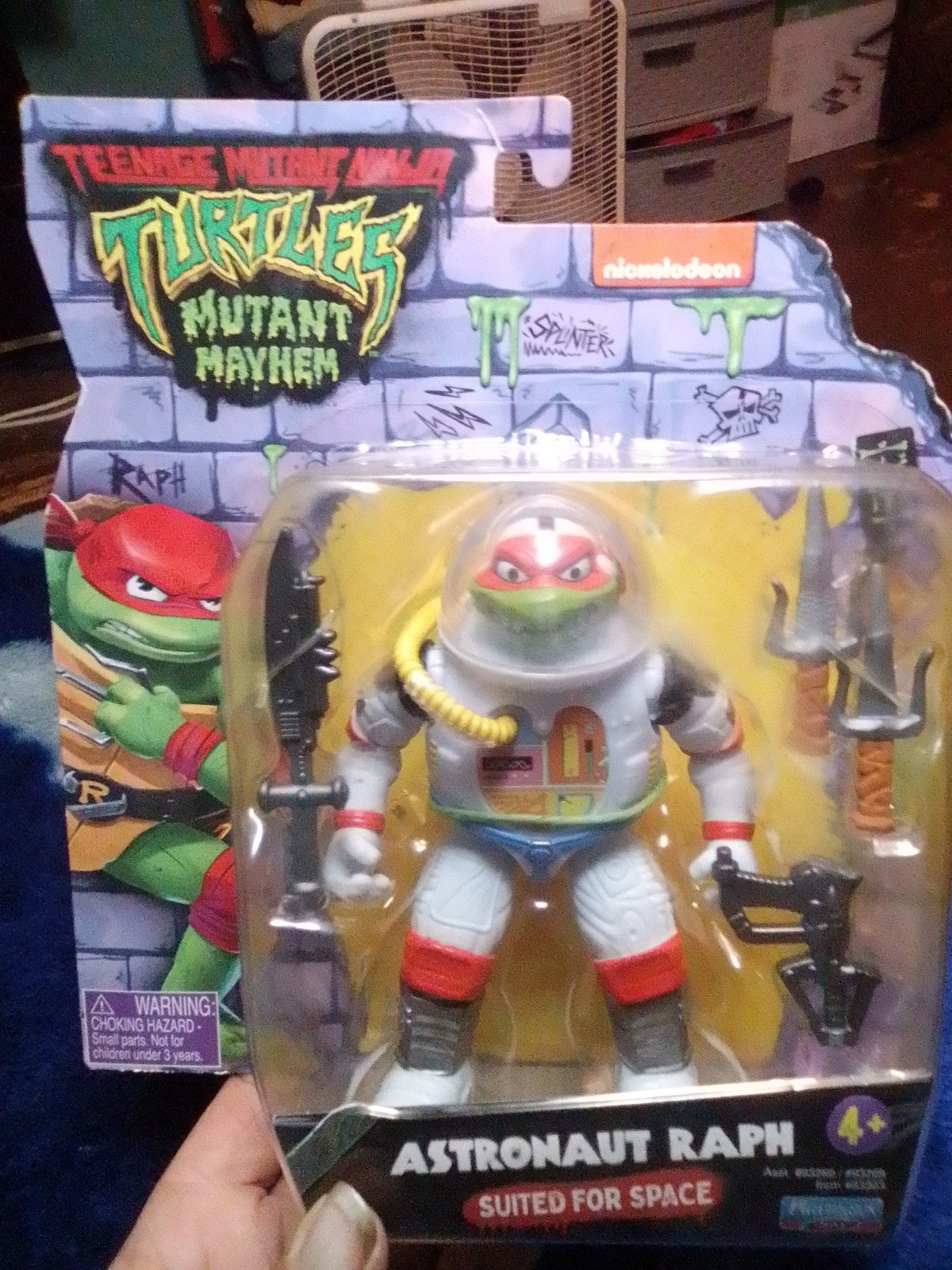RAPHAEL ASTRONAUT Teenage Mutant Ninja Turtles Mutant Mayhem TMNT 5" Action Toy