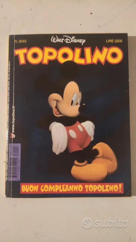 Fumetto Topolino 2243 edizione speciale